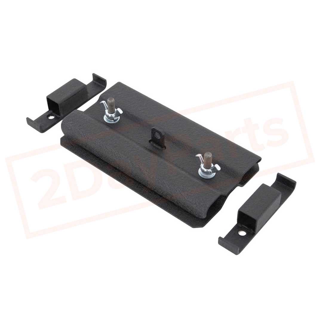 Image Smittybilt Axe Mounting Bracket Mounts Ax Or Shovel Black Steel SMID8138 part in Racks category