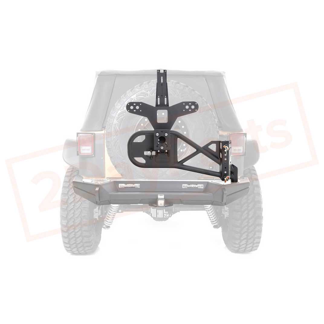 Image 1 Smittybilt Bumper BOLT ON TIRE CARRIER for 2007-2018 Jeep Wrangler  part in Bumpers & Parts category