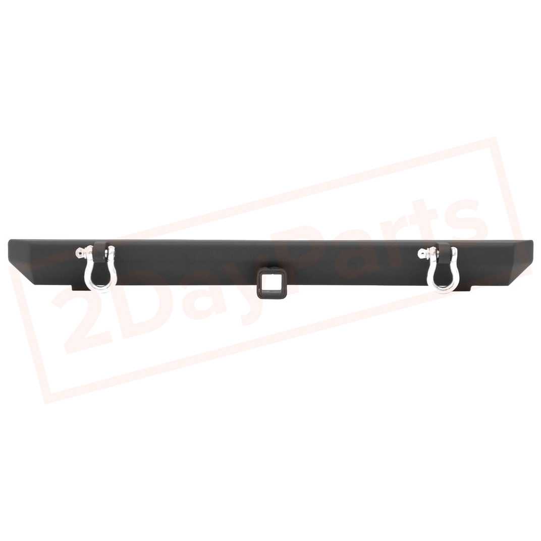 Image Smittybilt Bumper SRC Classic Black Steel for Jeep Wrangler 76-06 part in Bumpers & Parts category