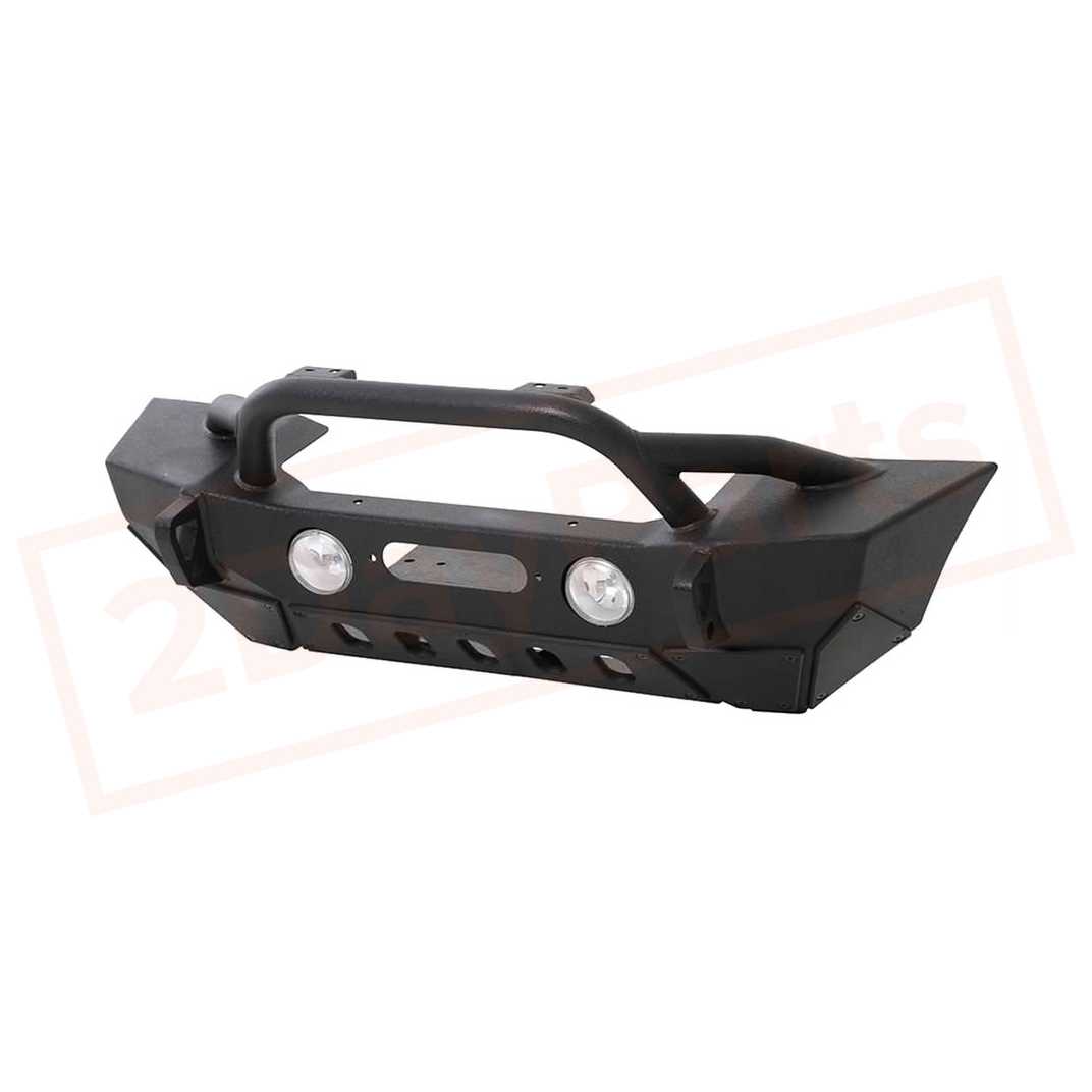 Image Smittybilt Bumper XRC GEN2 Black Steel fits Jeep Wrangler 07-16 part in Bumpers & Parts category