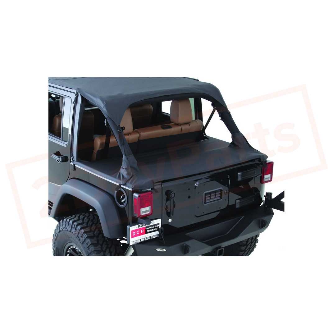 Image Smittybilt Duster Deck Cover Black Diamond for Jeep Unlimited 04-06 part in Truck Bed Accessories category