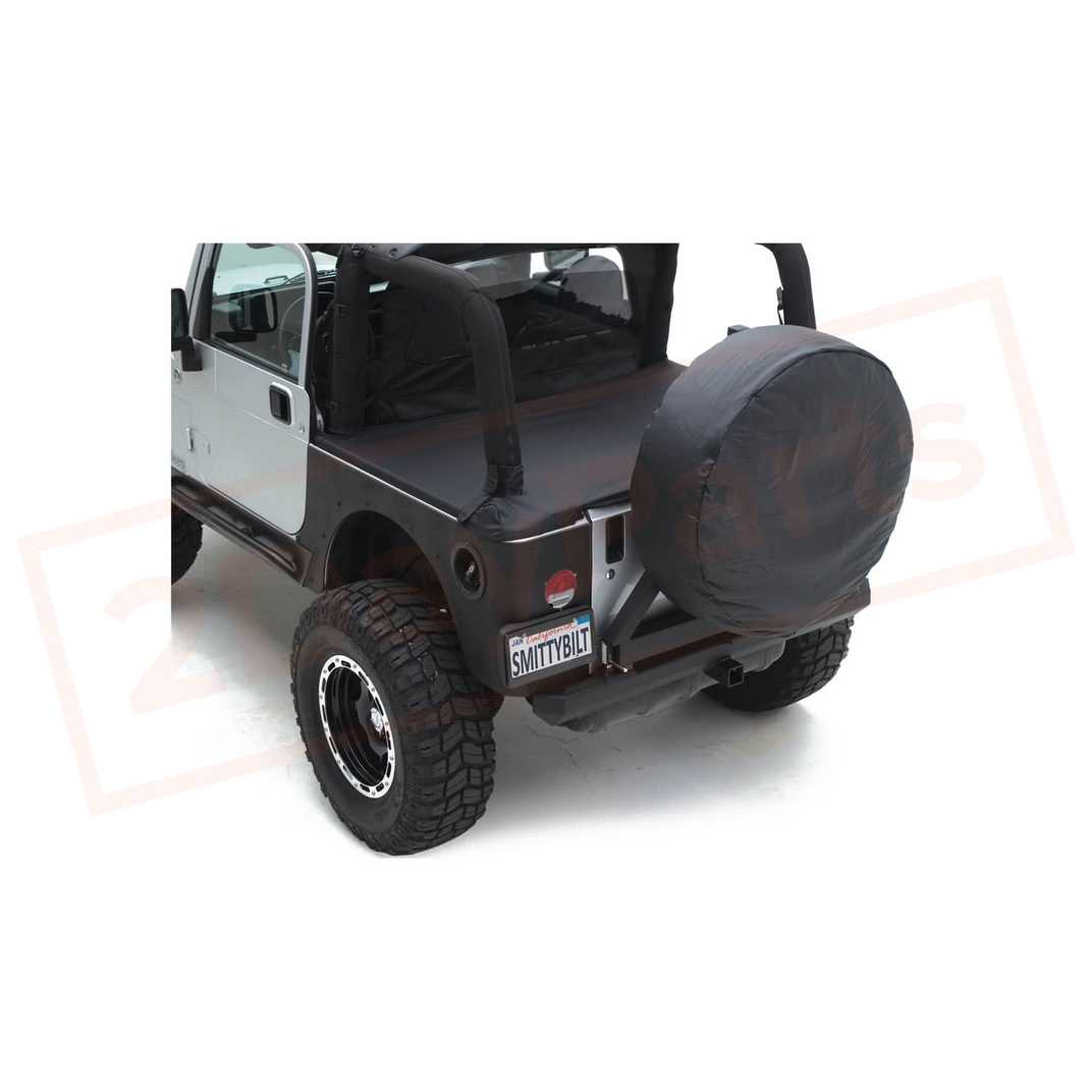 Image Smittybilt Duster Deck Cover Black Diamond for Jeep Wrangler 97-06 part in Truck Bed Accessories category