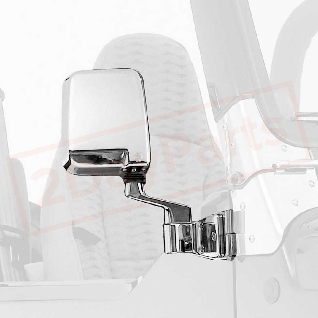 Image Smittybilt Exterior Mirror With Brackets And Hardware for Jeep 87-06 part in Mirrors category
