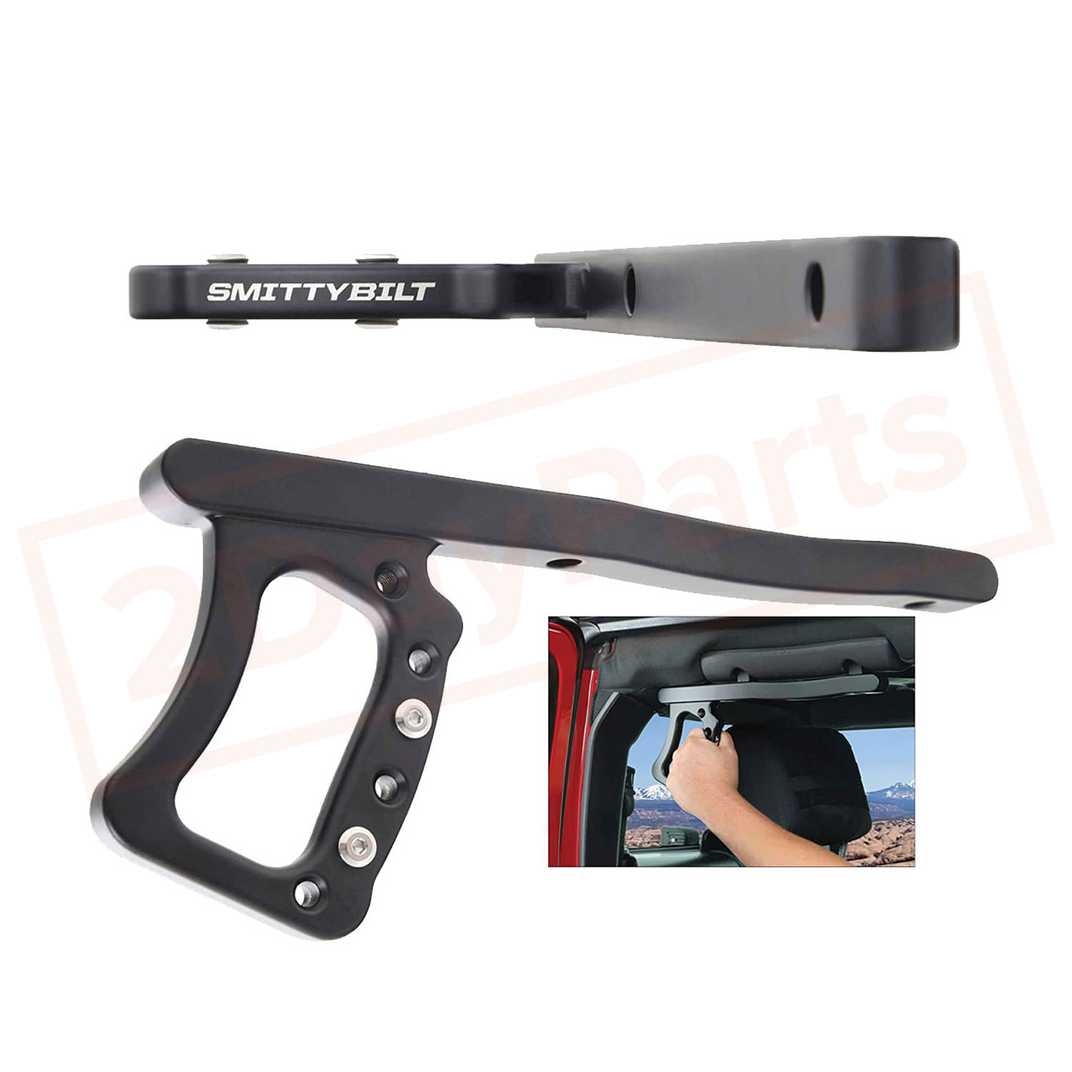 Image 3 Smittybilt Grab Handles Rear for 2007-2010 Jeep Wrangler part in All Products category