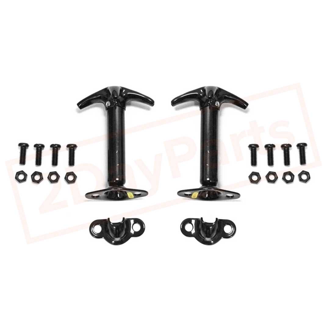 Image Smittybilt Hood Latch Black Steel for Jeep Wrangler 97-06 part in Hoods category