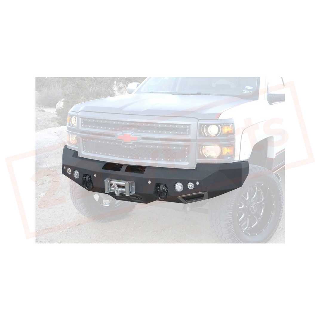 Image Smittybilt M1 Series Bumper One Piece Design fits Chevy Silverado 14-16 part in Bumpers & Parts category