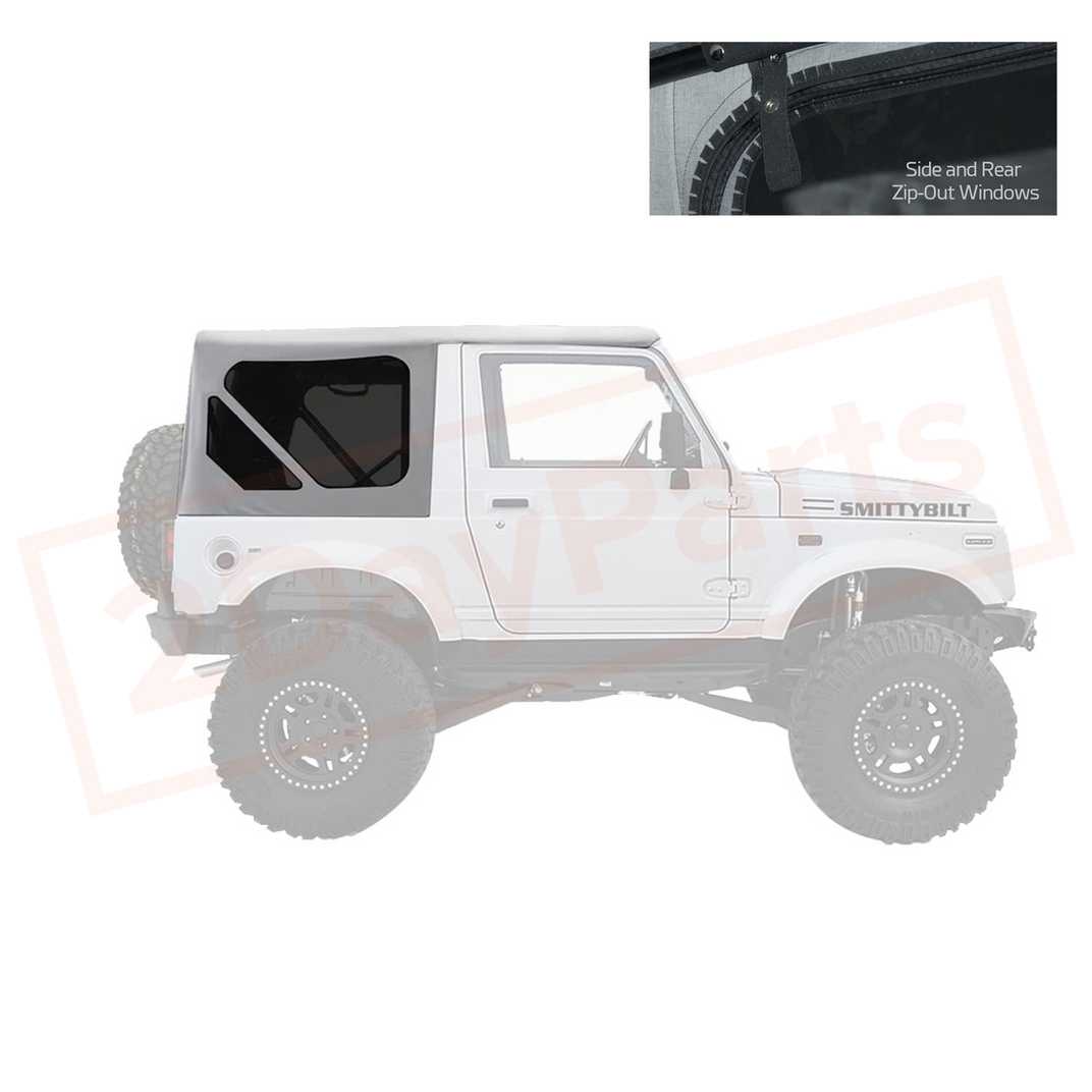 Image Smittybilt OEM Series Soft Top White for Suzuki Samurai 86-94 part in Sunroof, Convertible & Hardtop category