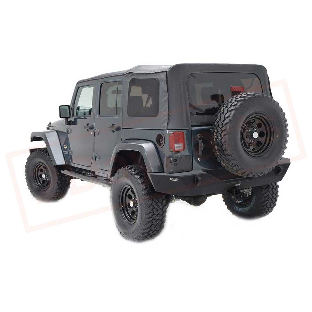 Image 2 Smittybilt Rear Bumper w/ 2 Inch Hitch Receiver for 07-10 Wrangler part in Bumpers & Parts category