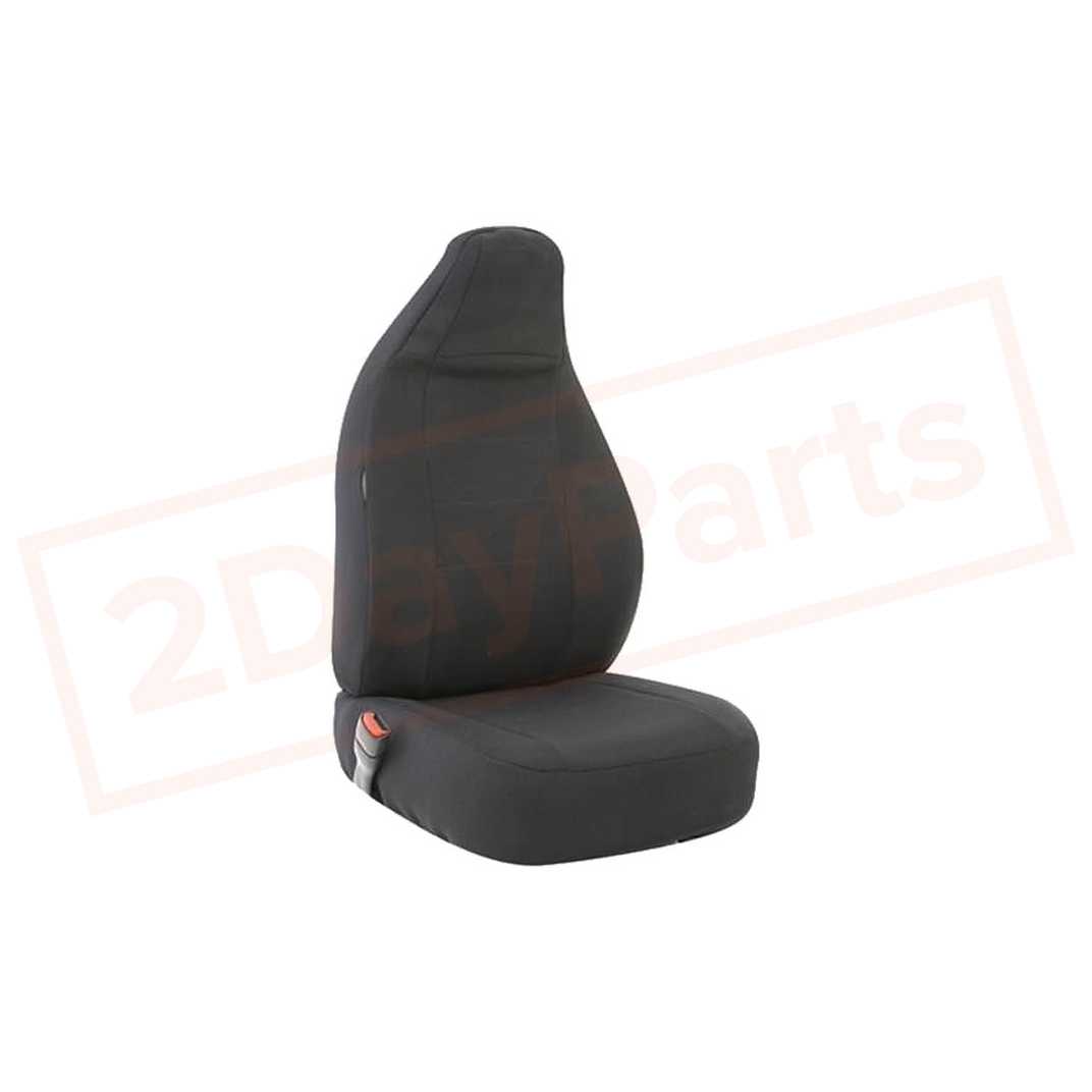 Image Smittybilt Seat Cover Gear Black fits Jeep Wrangler 97-02 part in Seat Covers category