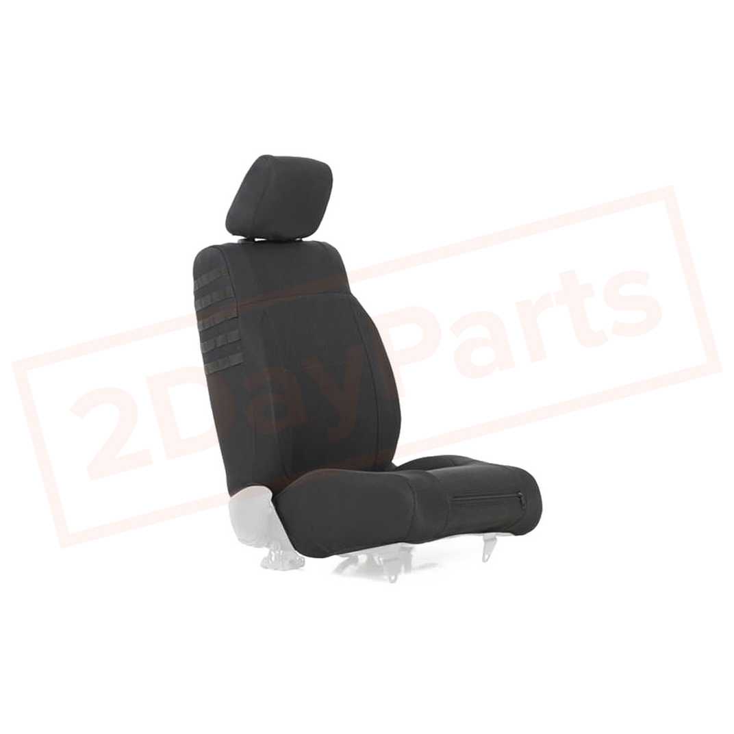 Image Smittybilt Seat Cover Gear Black for Jeep Wrangler 07-12 part in Seat Covers category