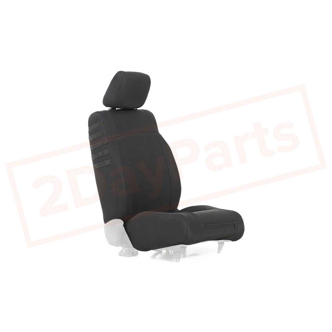 Image Smittybilt Seat Cover Gear Black for Jeep Wrangler 13-16 part in Seat Covers category