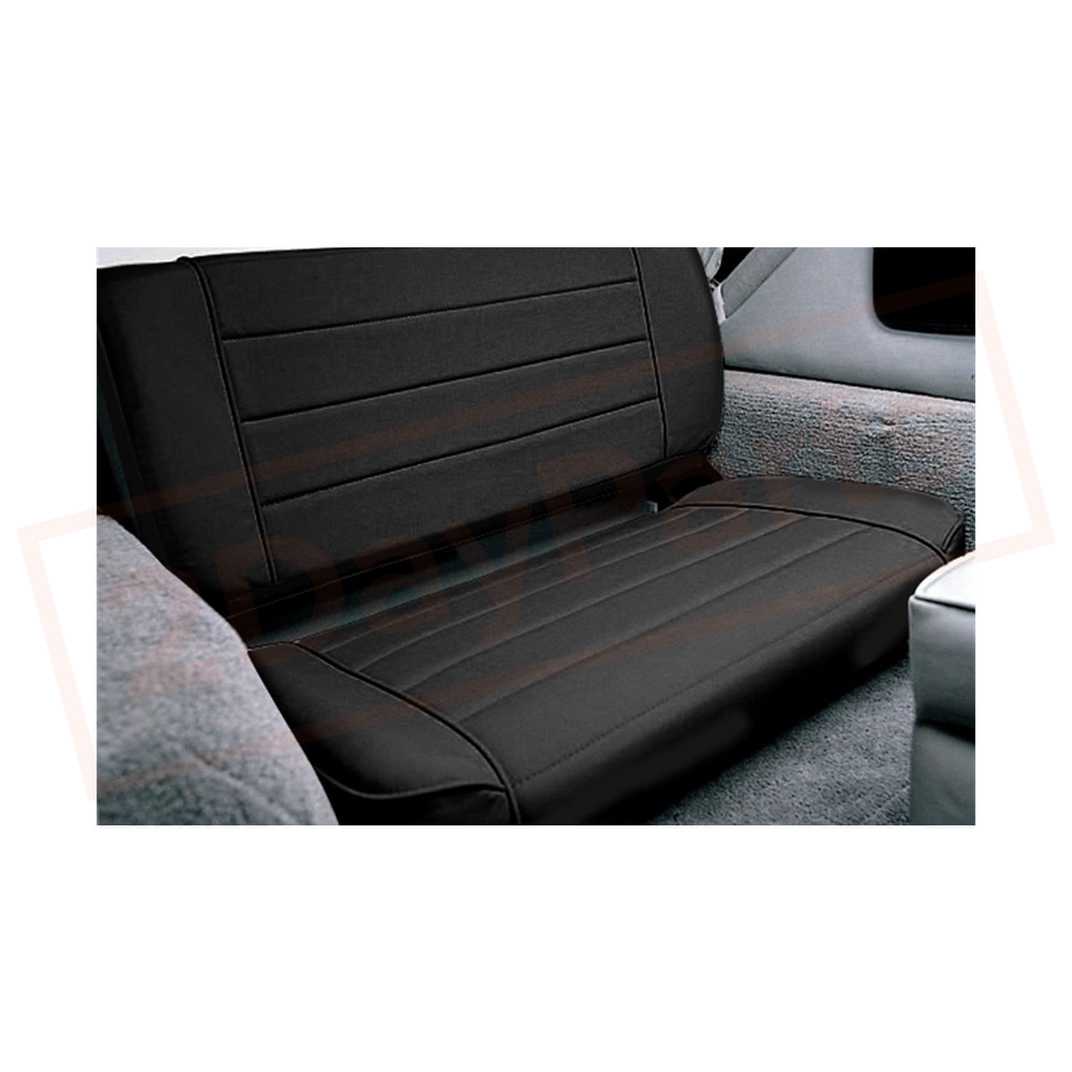 Image Smittybilt Seat Non-Reclining Denim Spice Fabric for Jeep CJ 55-95 part in Seats category