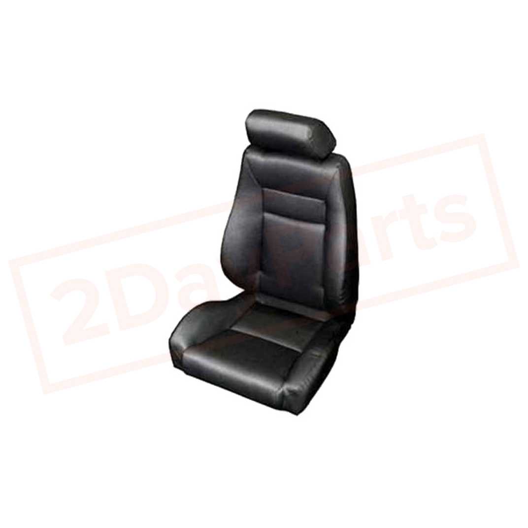 Image Smittybilt Seat Reclining Black Denim Fabric for Jeep CJ & Wrangler 76-14 part in Seats category