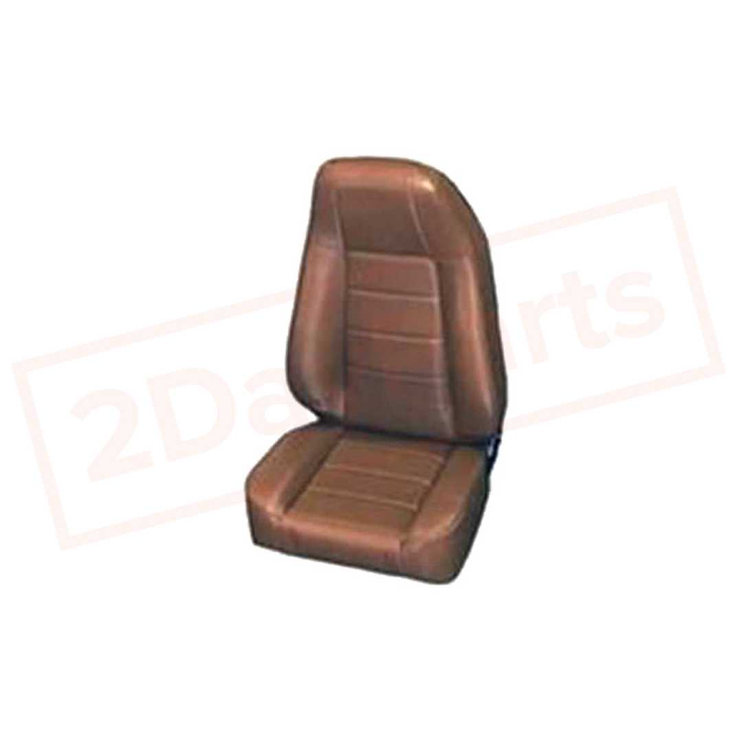 Image Smittybilt Seat Reclining Denim Spice Fabric for Jeep CJ & Wrangler 76-14 part in Seats category