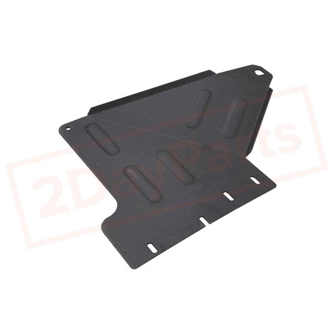 Image Smittybilt Skid Plate Transfer Case Black Steel for Jeep Wrangler 07-16 part in Nerf Bars & Running Boards category