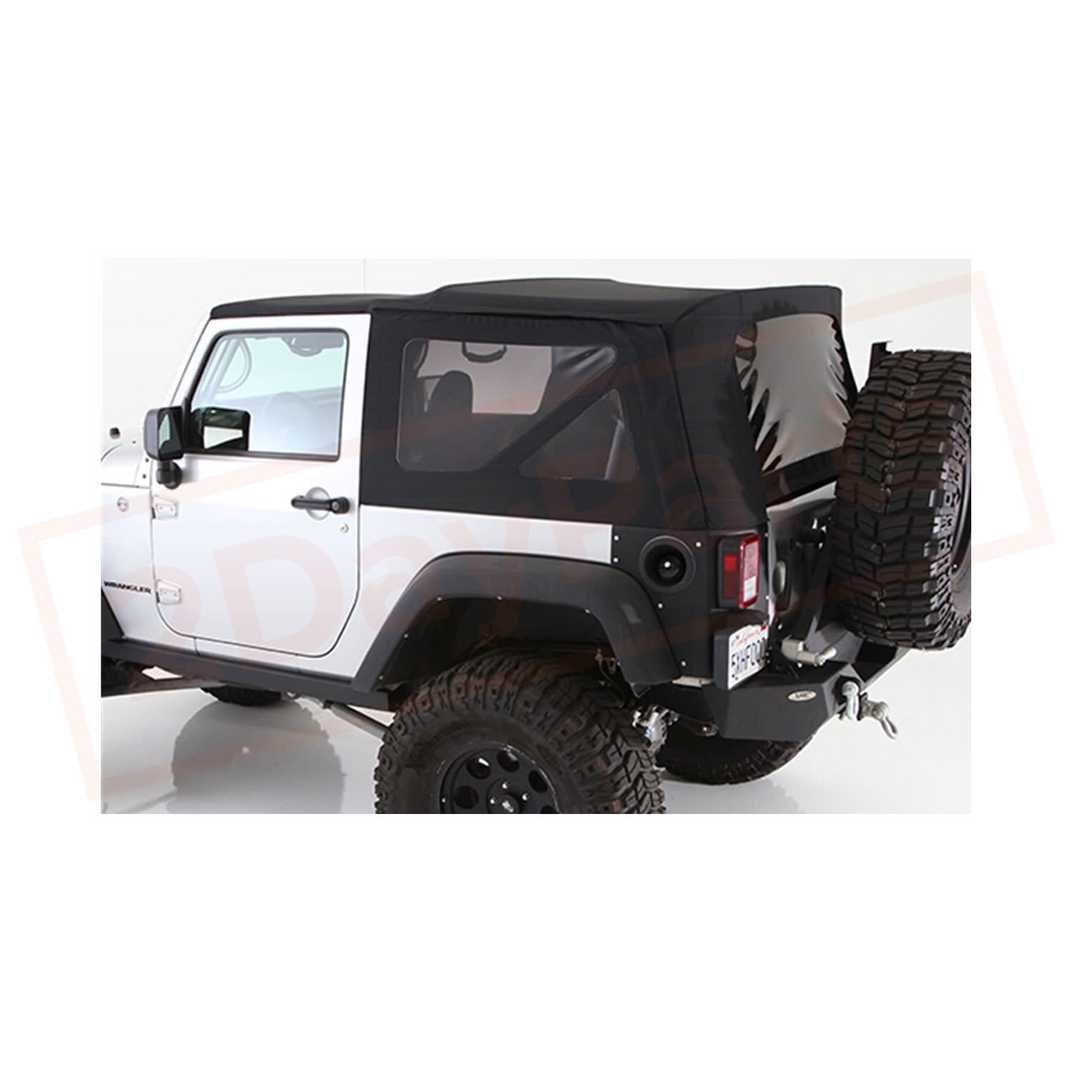 Image Smittybilt Soft Top Black Diamond Black Diamond fits Jeep Wrangler 10-16 part in Sunroof, Convertible & Hardtop category