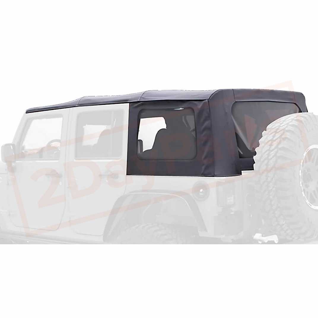 Image Smittybilt Soft Top Black Diamond Black Diamond for Jeep Wrangler 10-16 part in Sunroof, Convertible & Hardtop category