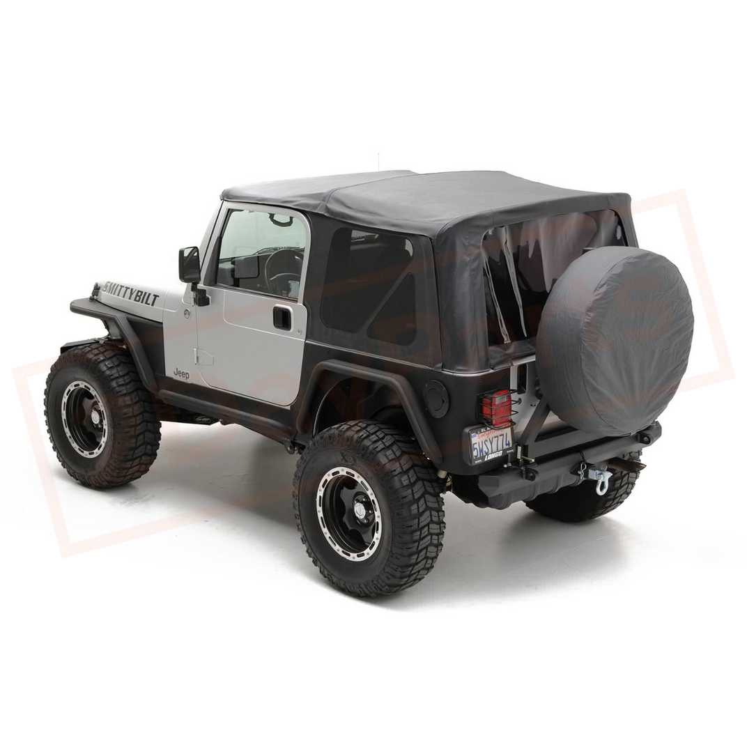 Image Smittybilt Soft Top Black Diamond Black Diamond for Jeep Wrangler 97-06 part in Sunroof, Convertible & Hardtop category