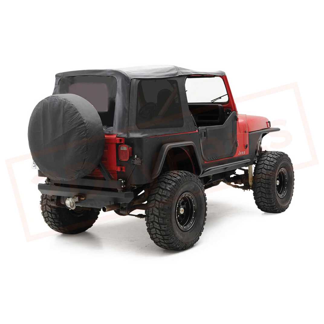 Image Smittybilt Soft Top Denim Black Denim Black for Jeep Wrangler 87-95 part in Sunroof, Convertible & Hardtop category