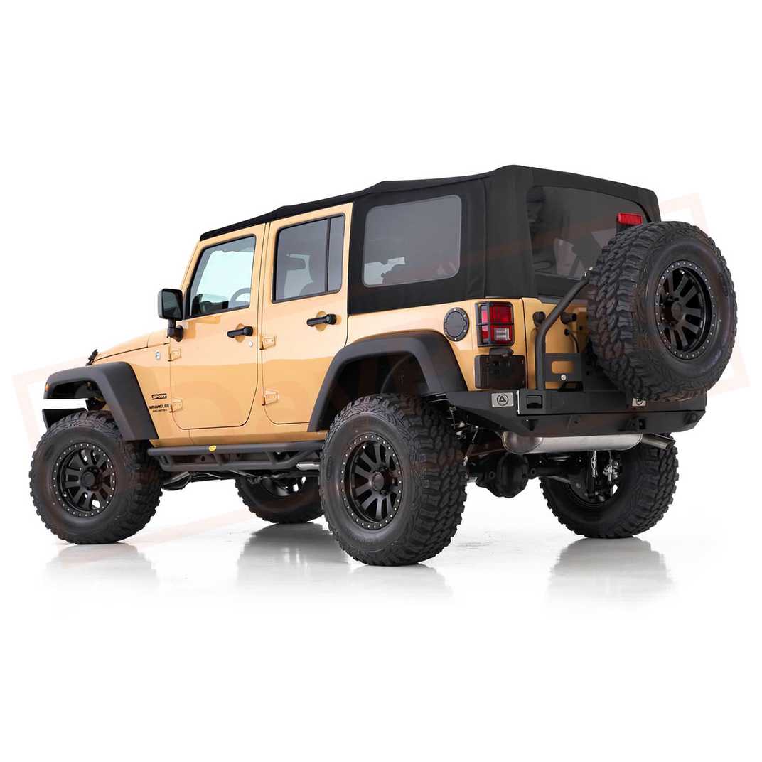 Image Smittybilt Soft Top Premium Black Diamond Canvas for Jeep Wrangler 2010-16 part in Sunroof, Convertible & Hardtop category