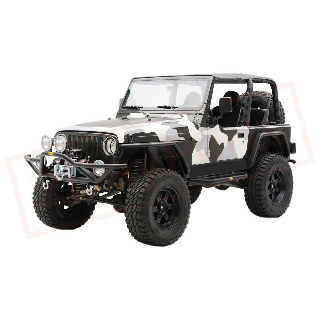 Image Smittybilt SRC Series Bumper One Piece Design for Jeep Wrangler 87-06 part in Bumpers & Parts category