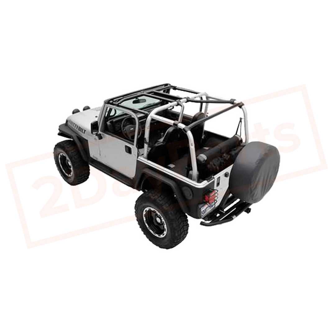 Image Smittybilt SRC Series Roll Cage Gloss Black for Jeep Wrangler 97-06 part in Accessories category
