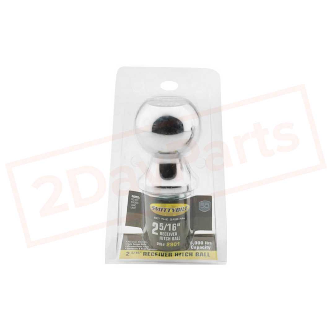 Image Smittybilt Trailer Hitch Ball Silver Steel SMI for Chevrolet Avalance 07-12 part in Towing & Hauling category