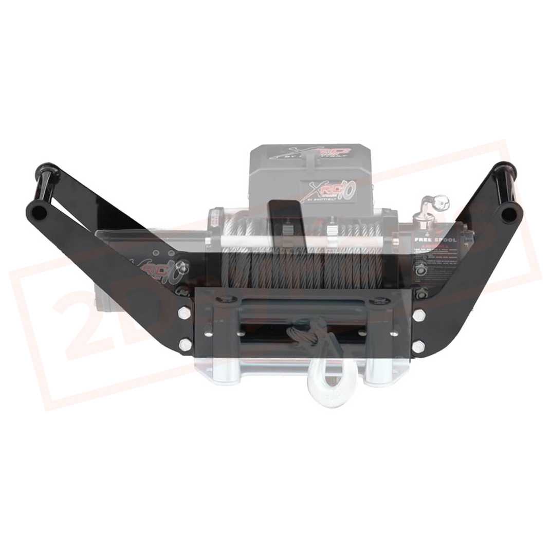 Image Smittybilt Winch Mount Plate Satin Black Steel SMI2811 part in Towing & Hauling category