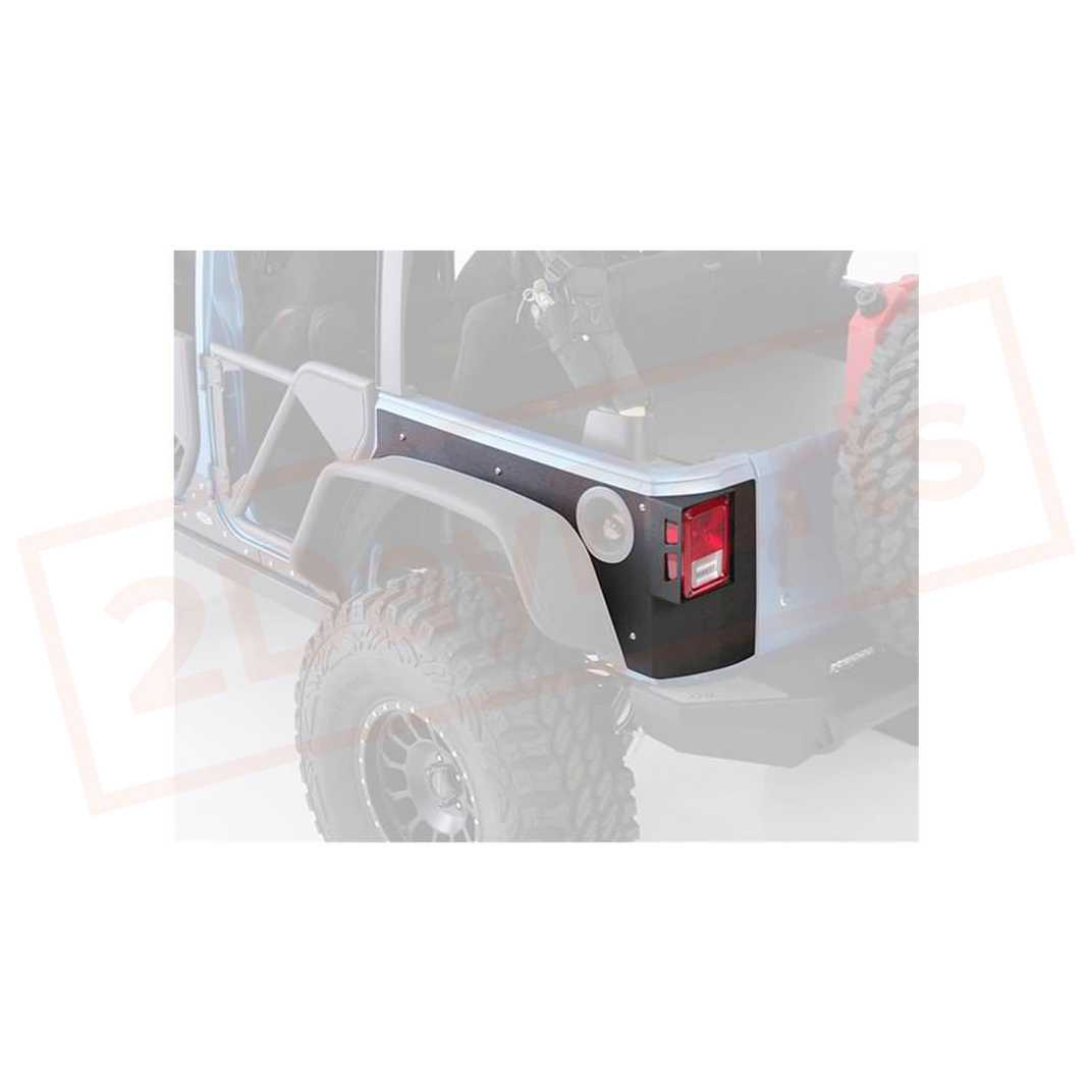 Image Smittybilt XRC Series Body Corner Guard Textured fits Jeep Wrangler 07-16 part in Fenders category