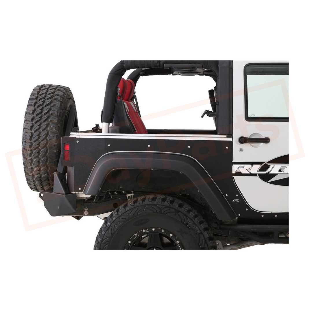 Image Smittybilt XRC Series Body Corner Guard Textured for Jeep Wrangler 07-16 part in Fenders category