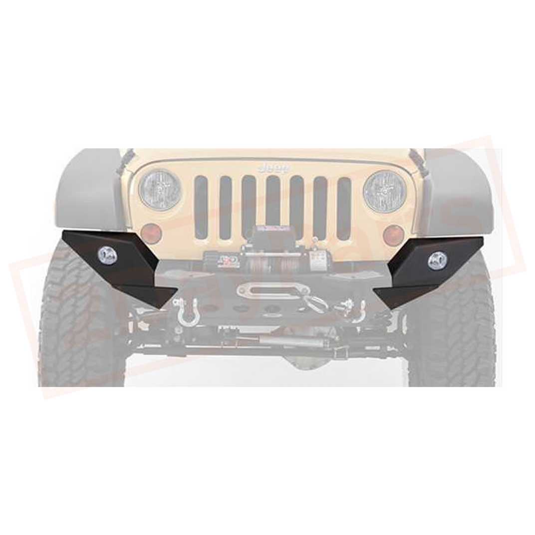 Image Smittybilt XRC Series Bumper End Full Width Steel for Jeep Wrangler 07-16 part in Bumpers & Parts category