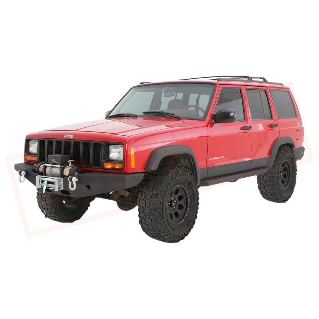 Image Smittybilt XRC Series Bumper One Piece Design fits Jeep Cherokee 84-01 part in Bumpers & Parts category