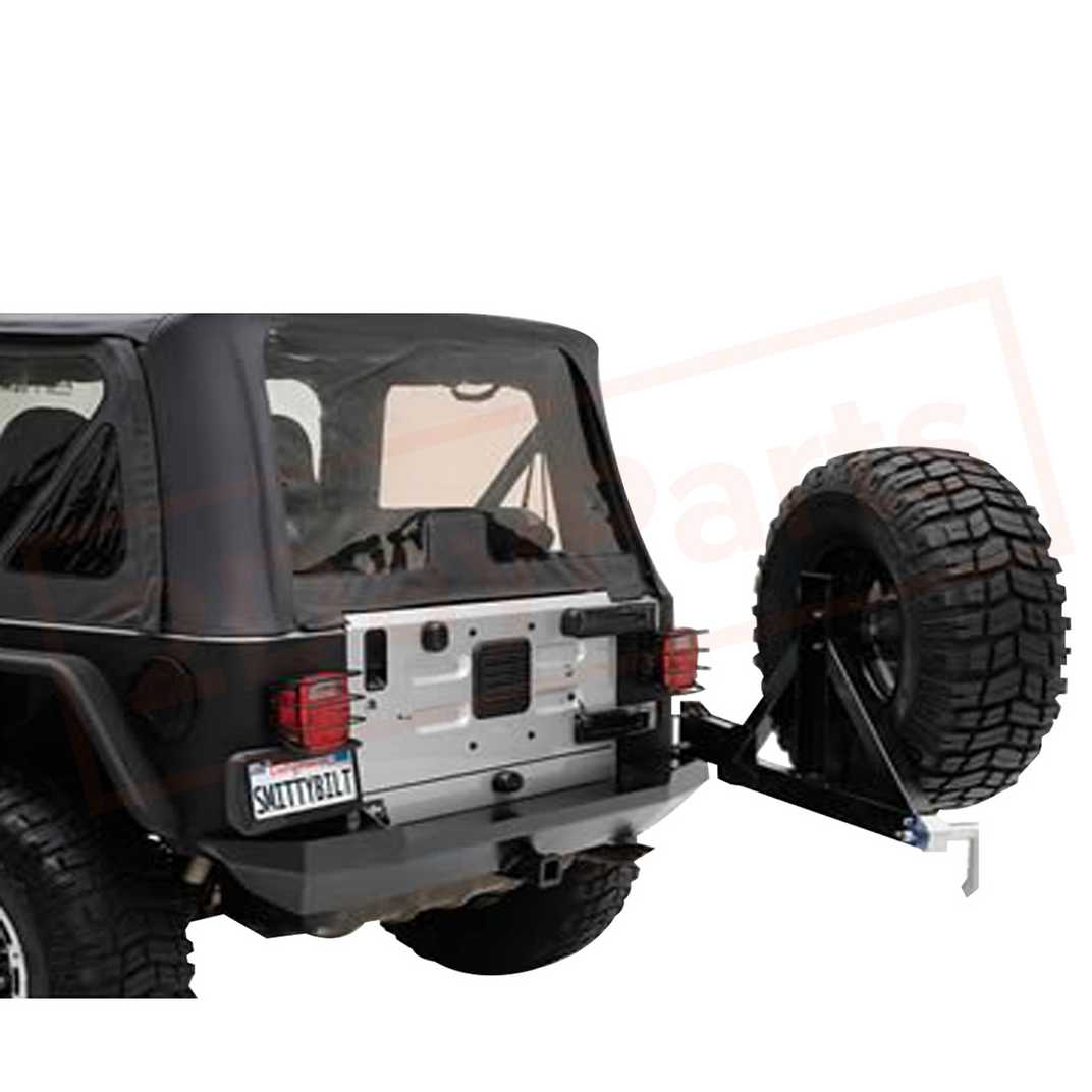 Image 1 Smittybilt XRC Series Spare Tire Carrier for Jeep Wrangler 87-06 part in Bumpers & Parts category