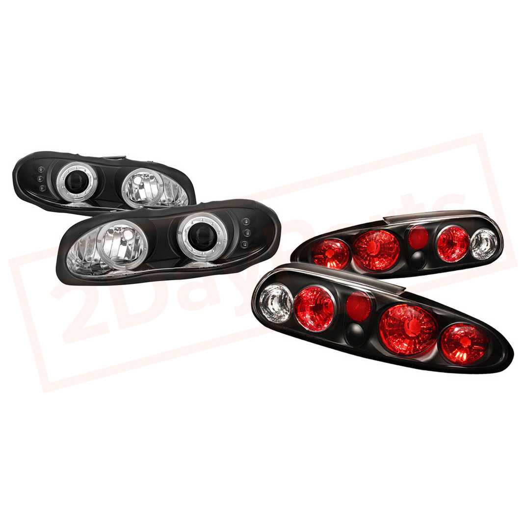 Image Spyder Auto LED Projector Headlights & Tail Lights  for Chevy Camaro 98-02 part in Headlight & Tail Light Covers category