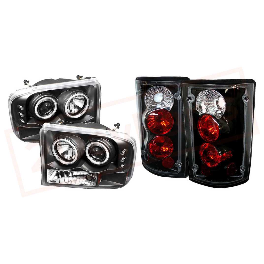 Image Spyder CCFL LED Projector Headlights &Tail Lights  - for Ford Excursion 00-04 part in Headlight & Tail Light Covers category