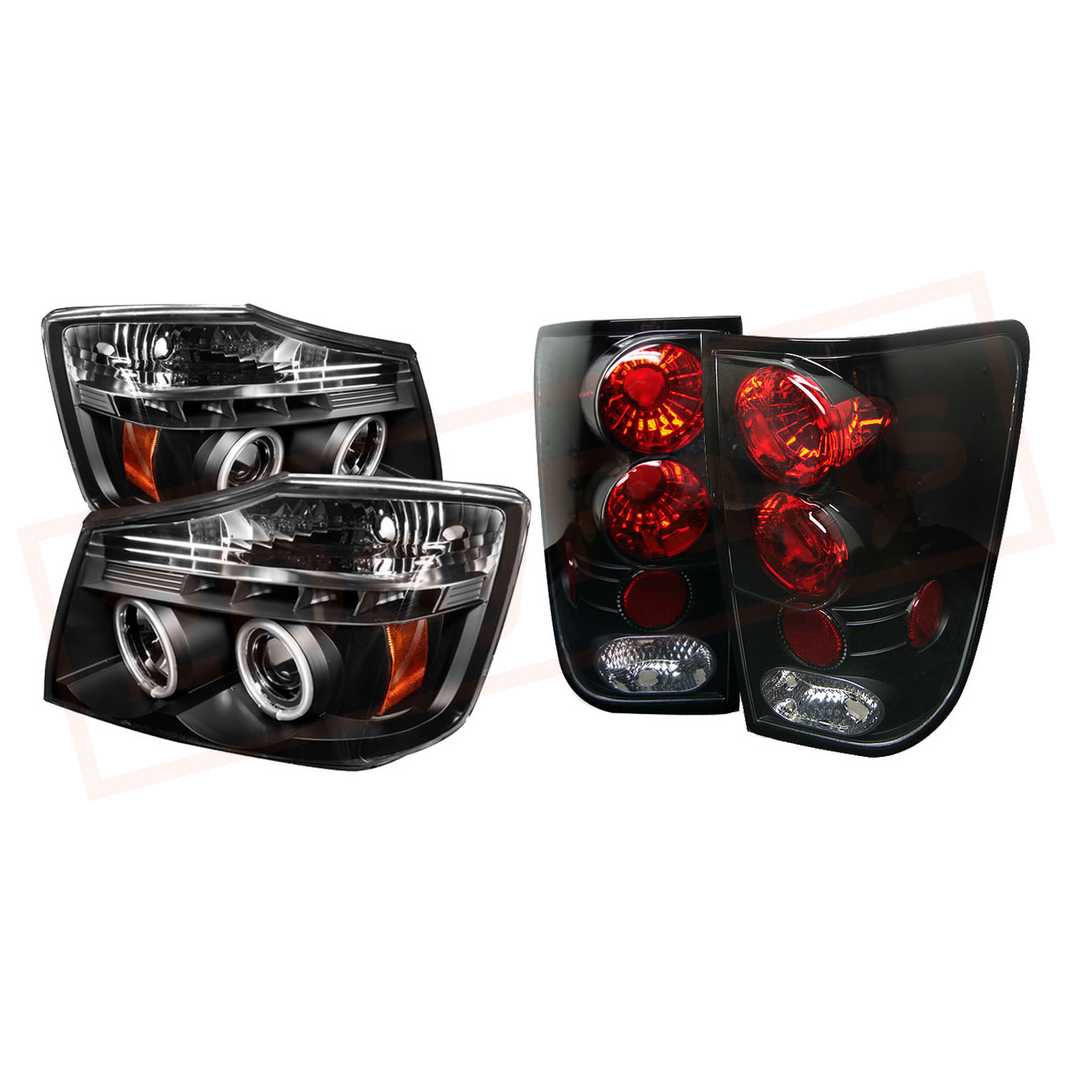 Image Spyder CCFL LED Projector Headlights & Tail Lights  For Nissan Titan 04-15 part in Headlight & Tail Light Covers category