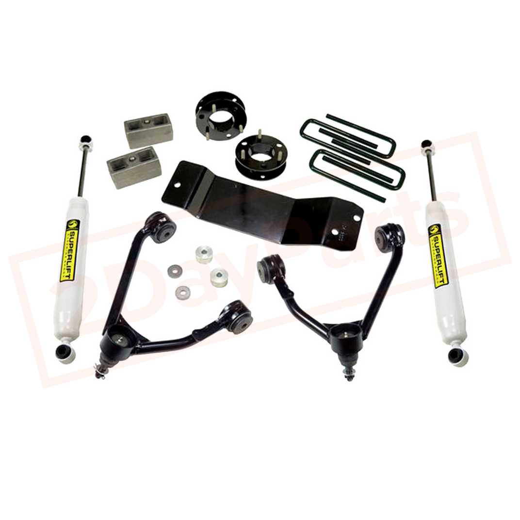 Image Superlift 3.5" Lift Kit with Superlift rear shocks For 07-16 Chevy/GMC 1500 4WD part in Lift Kits & Parts category