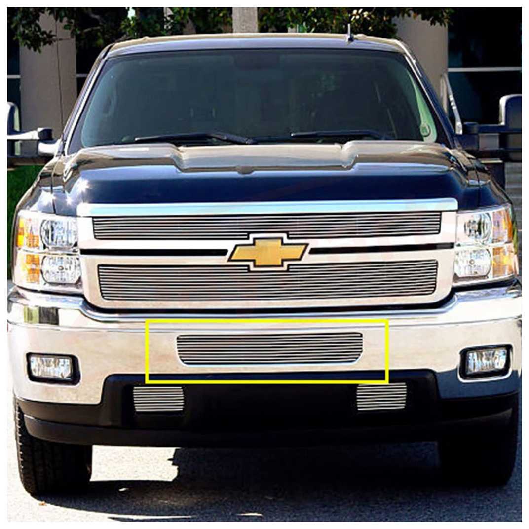Image 1 T-rex BILLET BUMPER fits with Chevrolet 2007-2014 Silverado HD part in Grilles category