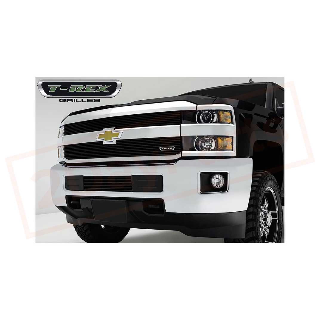 Image 1 T-rex BILLET GRILLE fit Chevrolet Silverado HD 2015 part in Grilles category