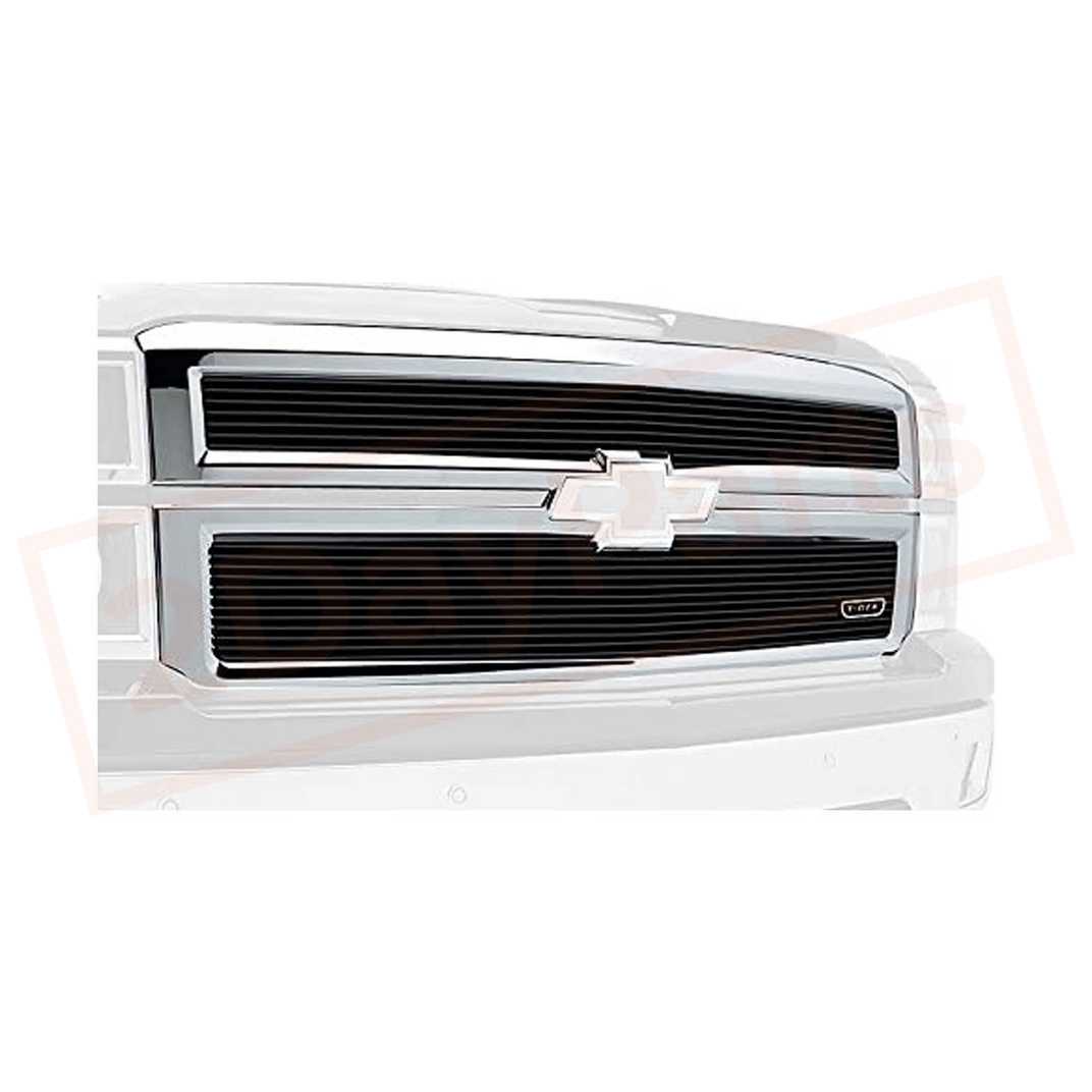 Image 1 T-rex BLK BILLET GRILLE fits with Chevrolet 14-15 Silverado part in Grilles category