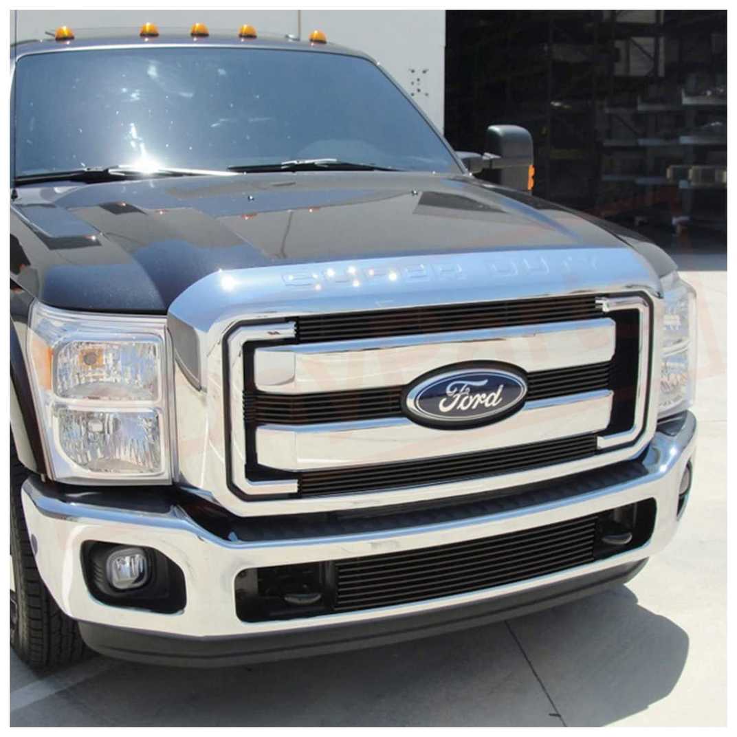 Image T-rex BLK BILLET GRILLE fits with Ford Super Duty 2011-2015 part in Grilles category