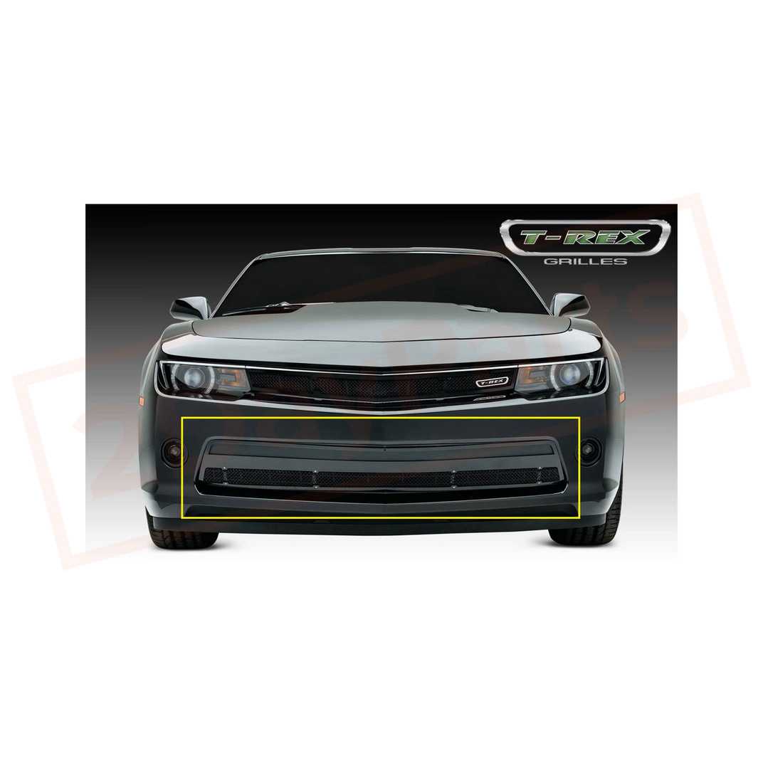 Image 1 T-rex BLK MESH BUMPER fits Chevrolet Camaro RS 2014-15 part in Grilles category