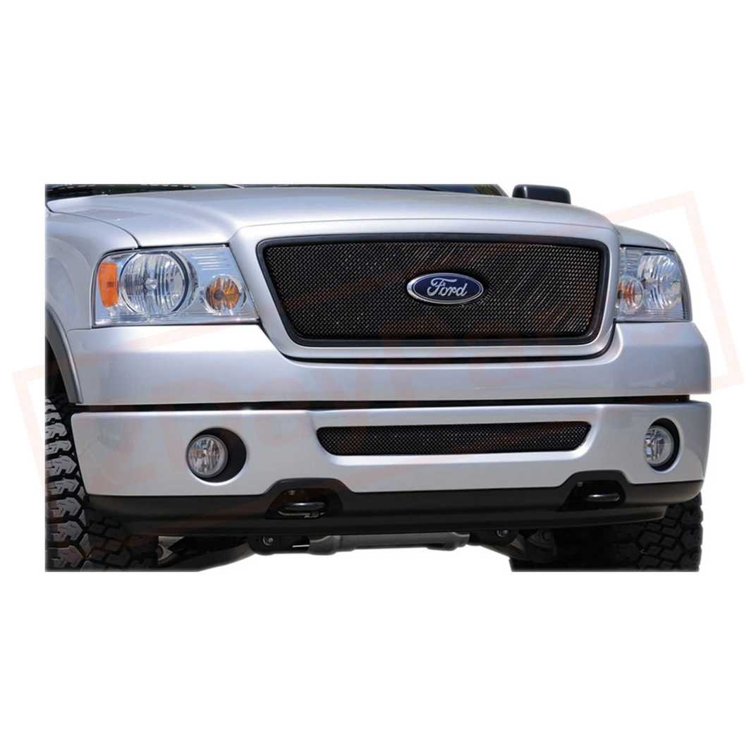 Image T-rex BLK MESH GRILLE fits Ford F150 (All Models) 2004-2008 part in Grilles category