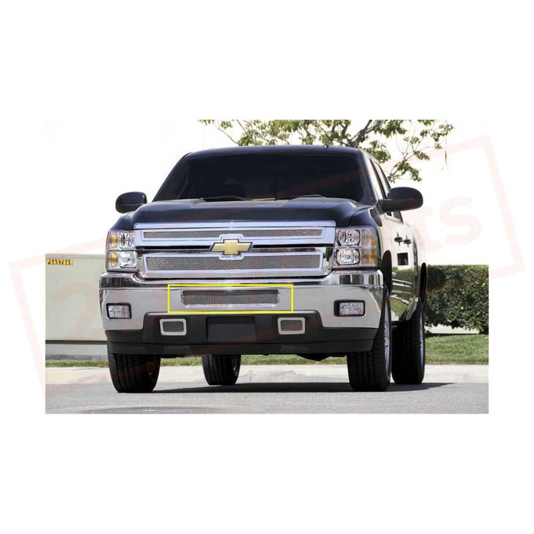 Image T-rex MESH BUMPER for Chevrolet 2007-14 Silverado HD part in Grilles category