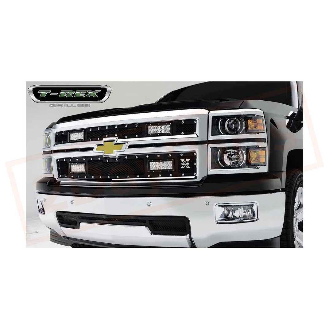 Image 1 T-rex TORCH GRILLE fits Chevrolet Silverado 14-15 part in Grilles category