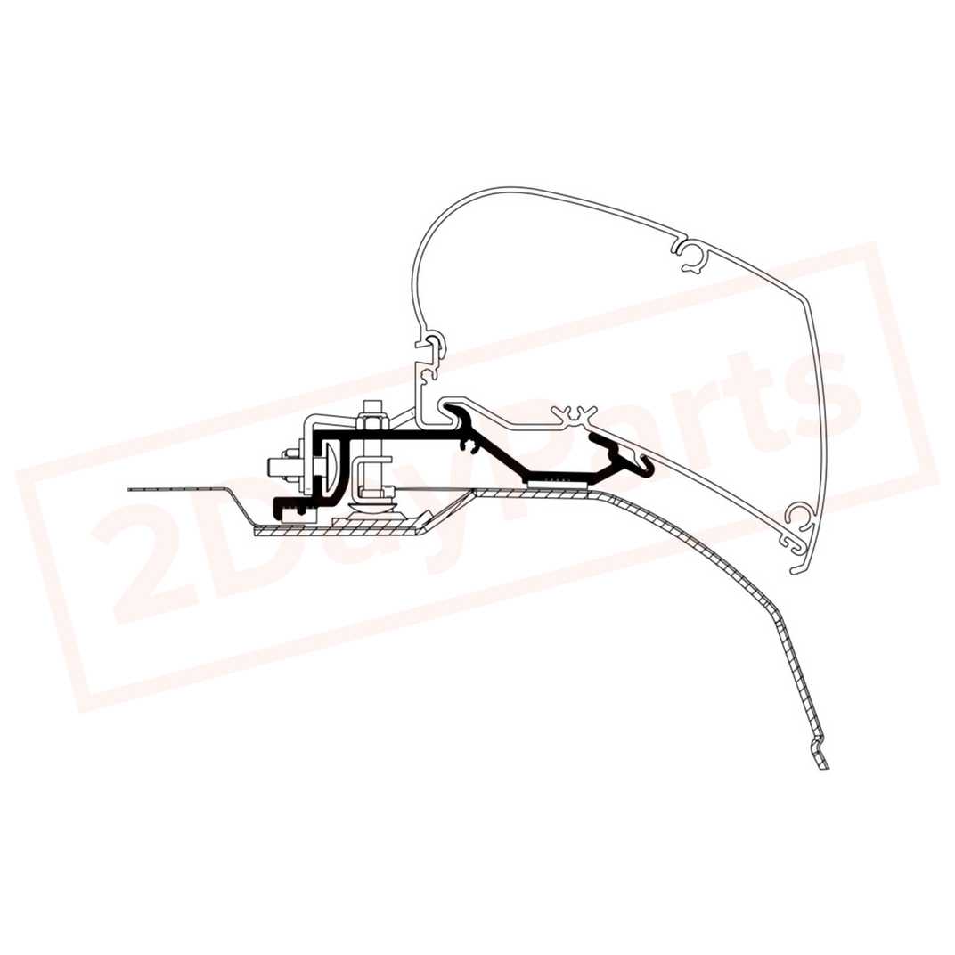 Image 1 THULE Adapter for Roof Mount THL301650 part in Racks category