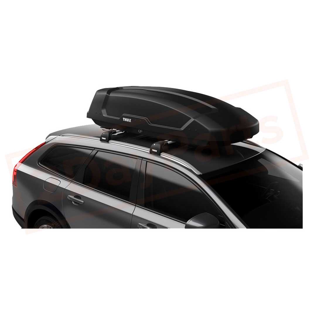 Image 2 THULE roof-mounted cargo box THL6357B part in Racks category