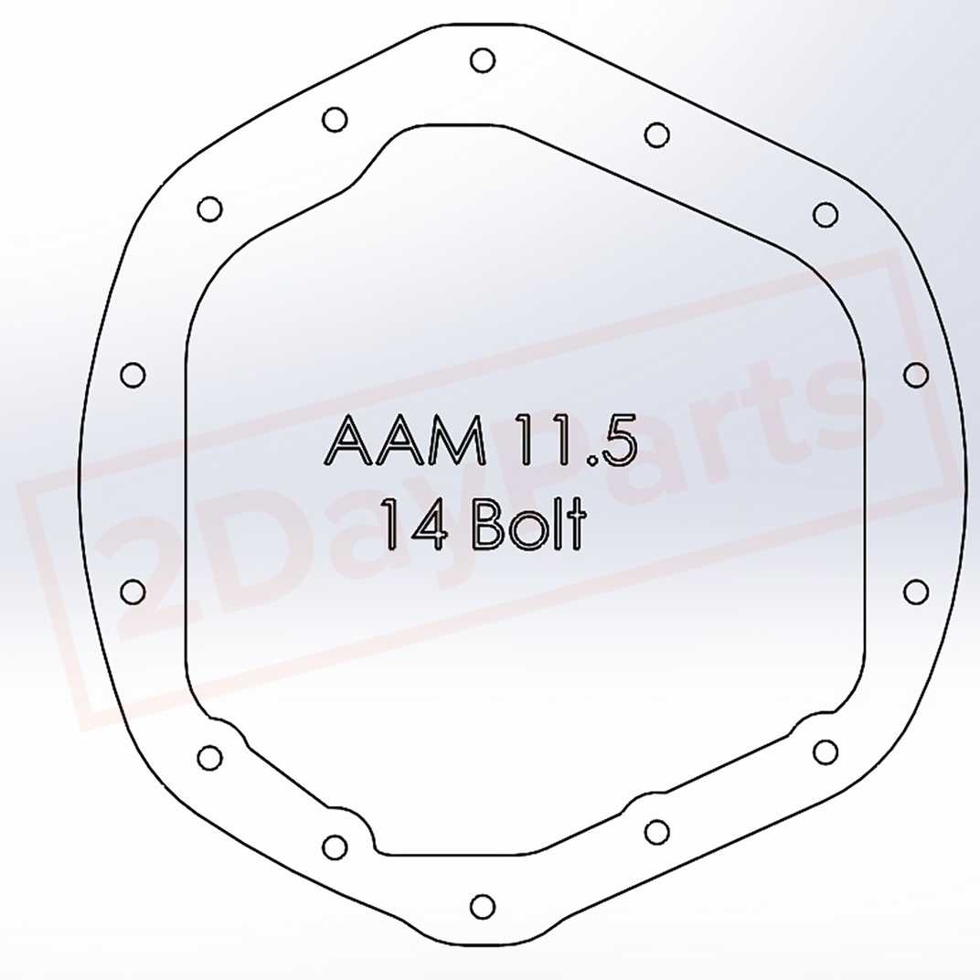 Image 3 aFe Power Diesel Differential Cover for Dodge 2500 Cummins Turbo Diesel 2003 - 2007 part in Differentials & Parts category