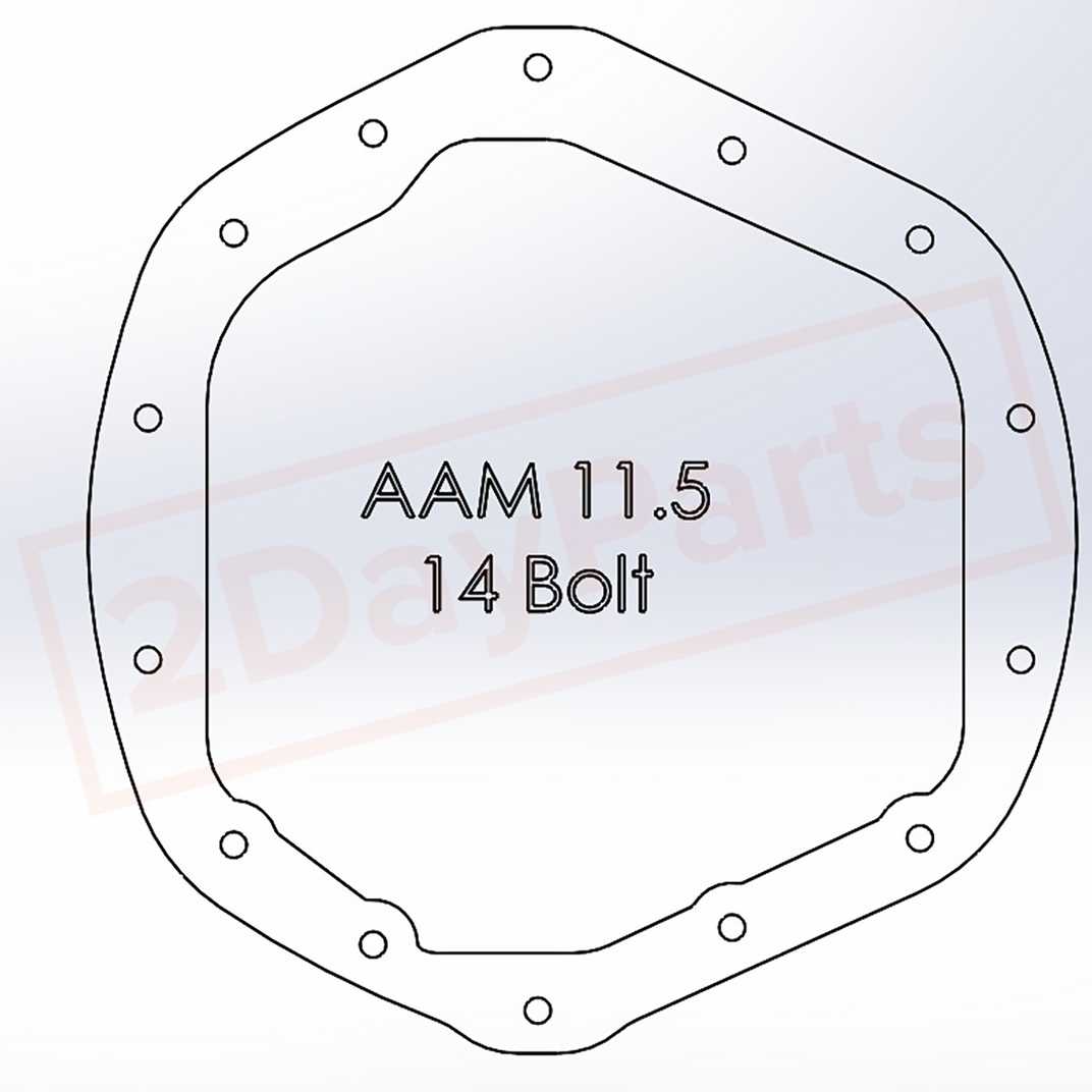 Image 3 aFe Power Diesel Differential Cover for Dodge 3500 Cummins Turbo Diesel 2003 - 2007 part in Differentials & Parts category