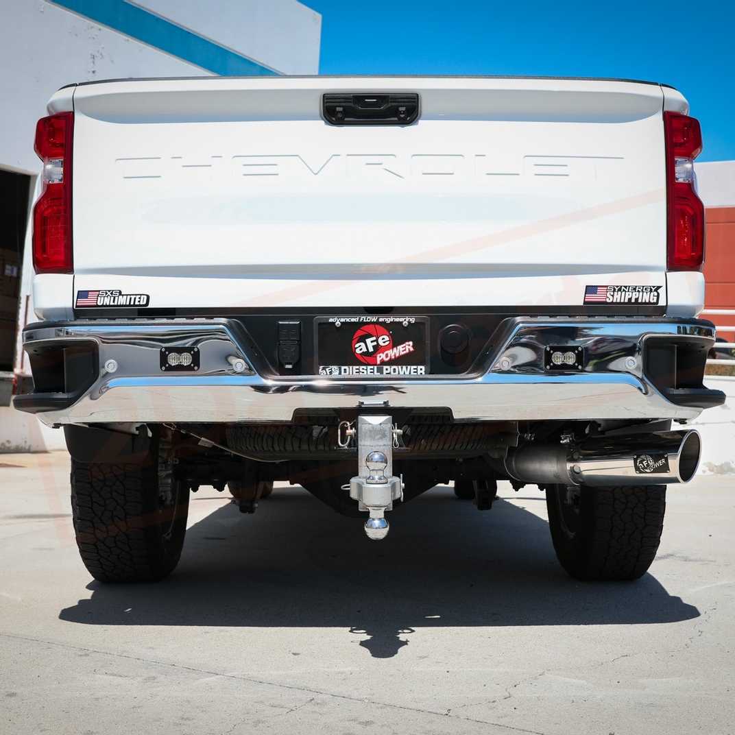 Image 1 aFe Power Diesel DPF-Back Exhaust System for Chevrolet Silverado 2500 HD (L5P) Duramax Turbo Diesel 2020 - 2021 part in Exhaust Systems category